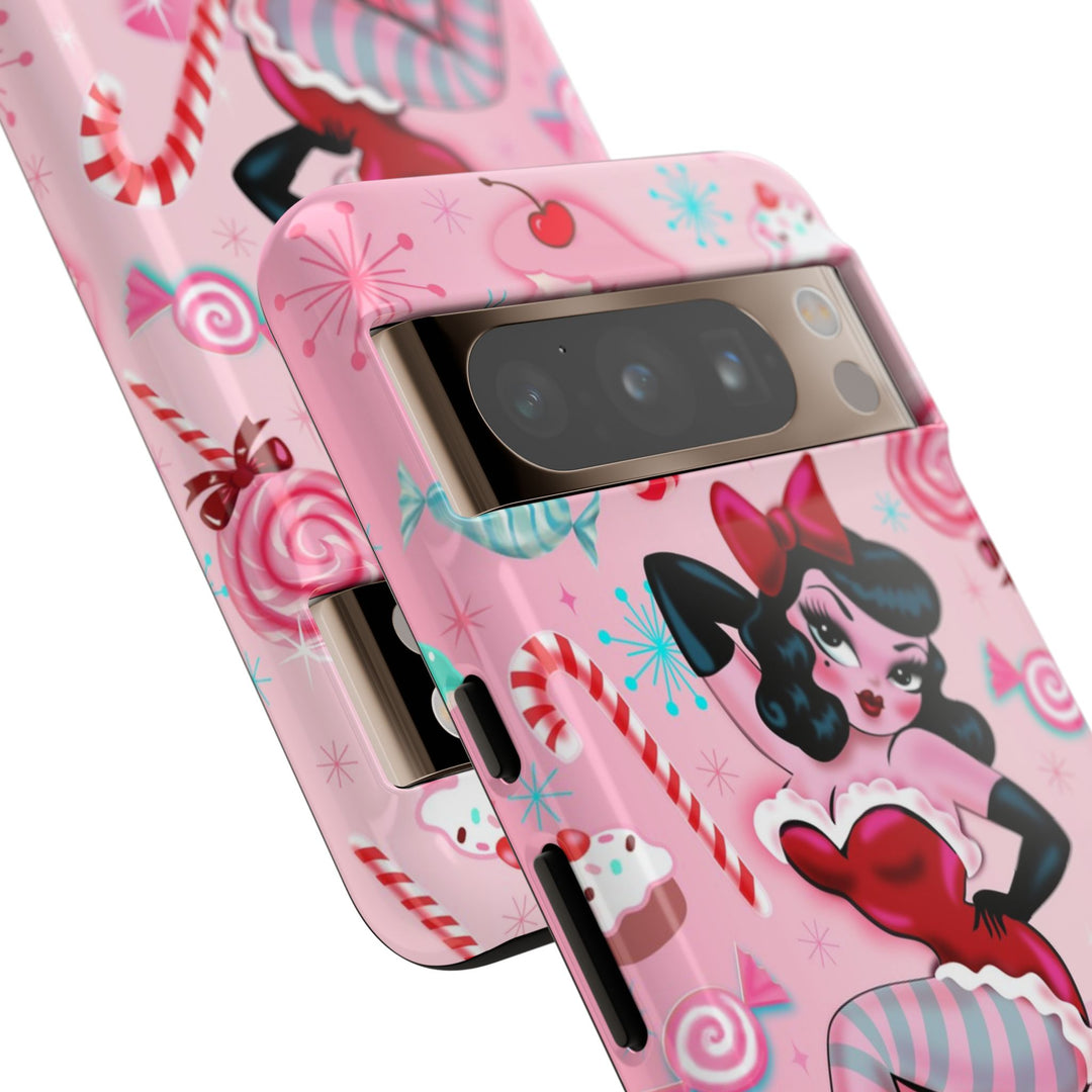 Candy Cane Martini Girl • Case Mate Galaxy S7 & S9 Slim Phone Case