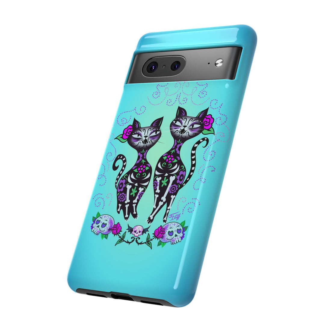 Sugar Skull Cats • Tough Phone Case