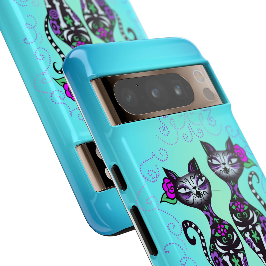 Sugar Skull Cats • Tough Phone Case