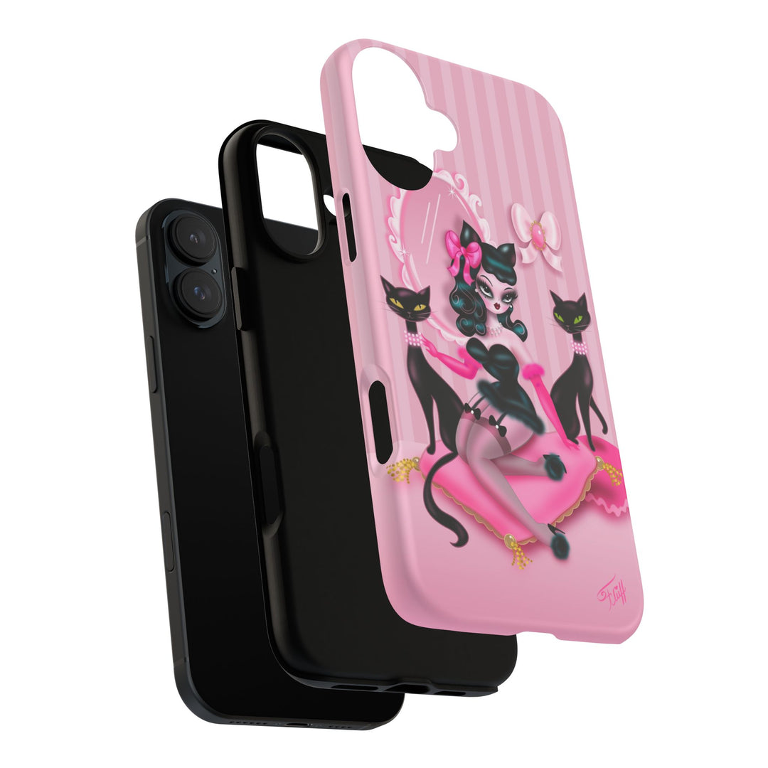 Kitten Boudoir Doll • Tough Phone Case