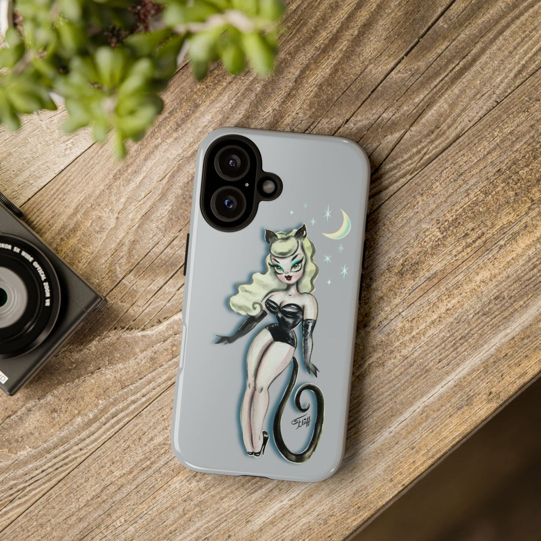 Blonde Cat Girl • Tough Phone Case