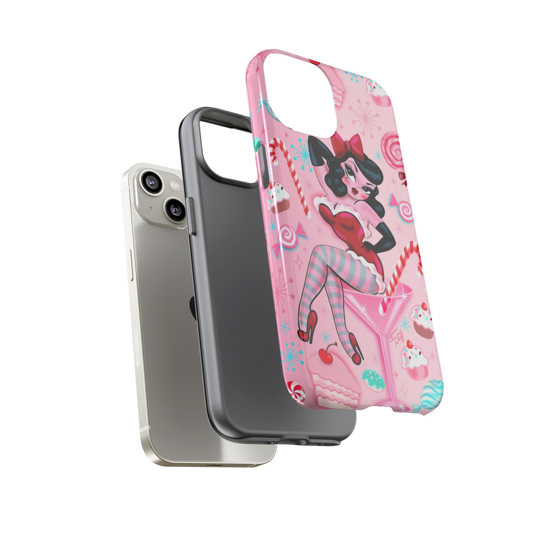 Candy Cane Martini Girl • Case Mate Galaxy S7 & S9 Slim Phone Case