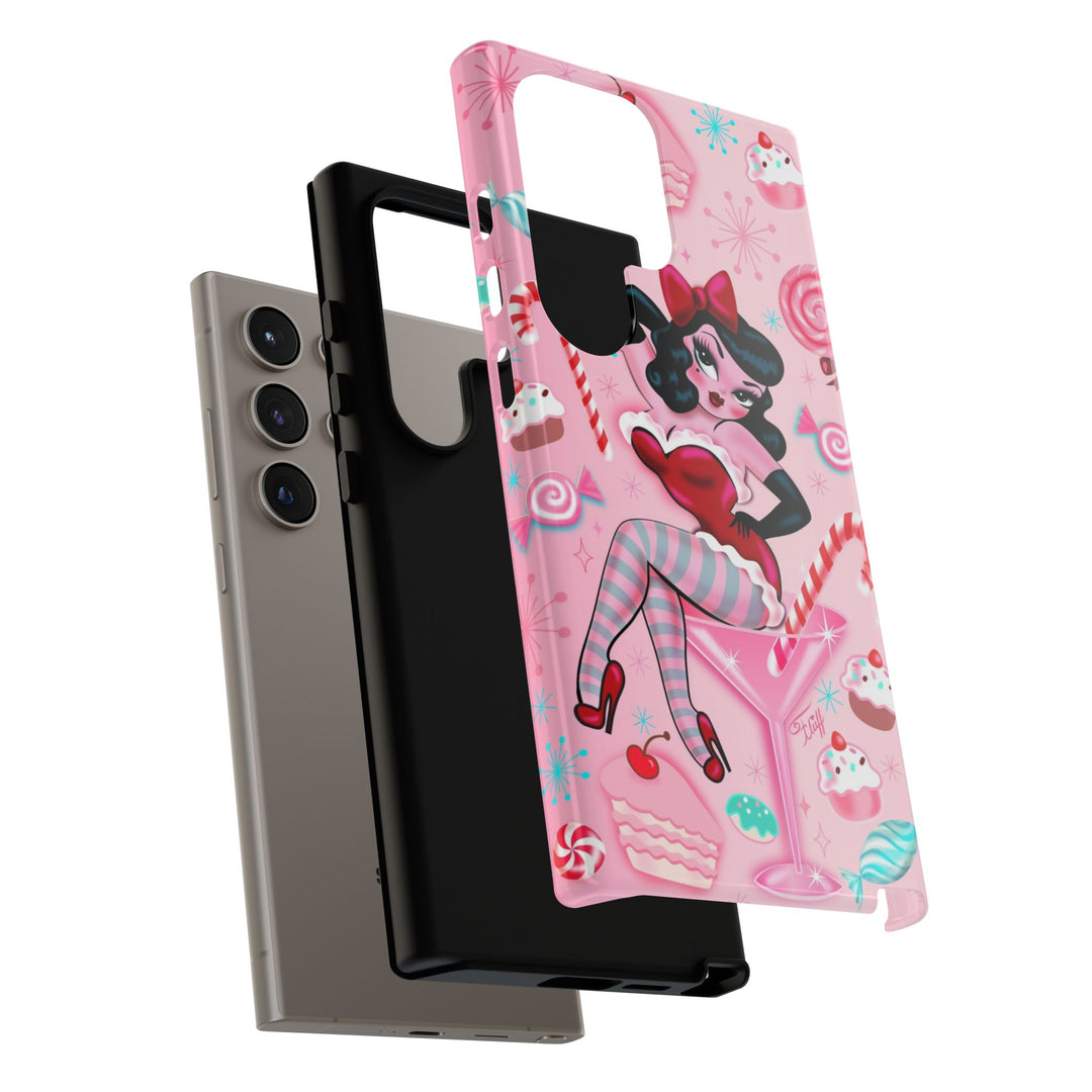 Candy Cane Martini Girl • Case Mate Galaxy S7 & S9 Slim Phone Case