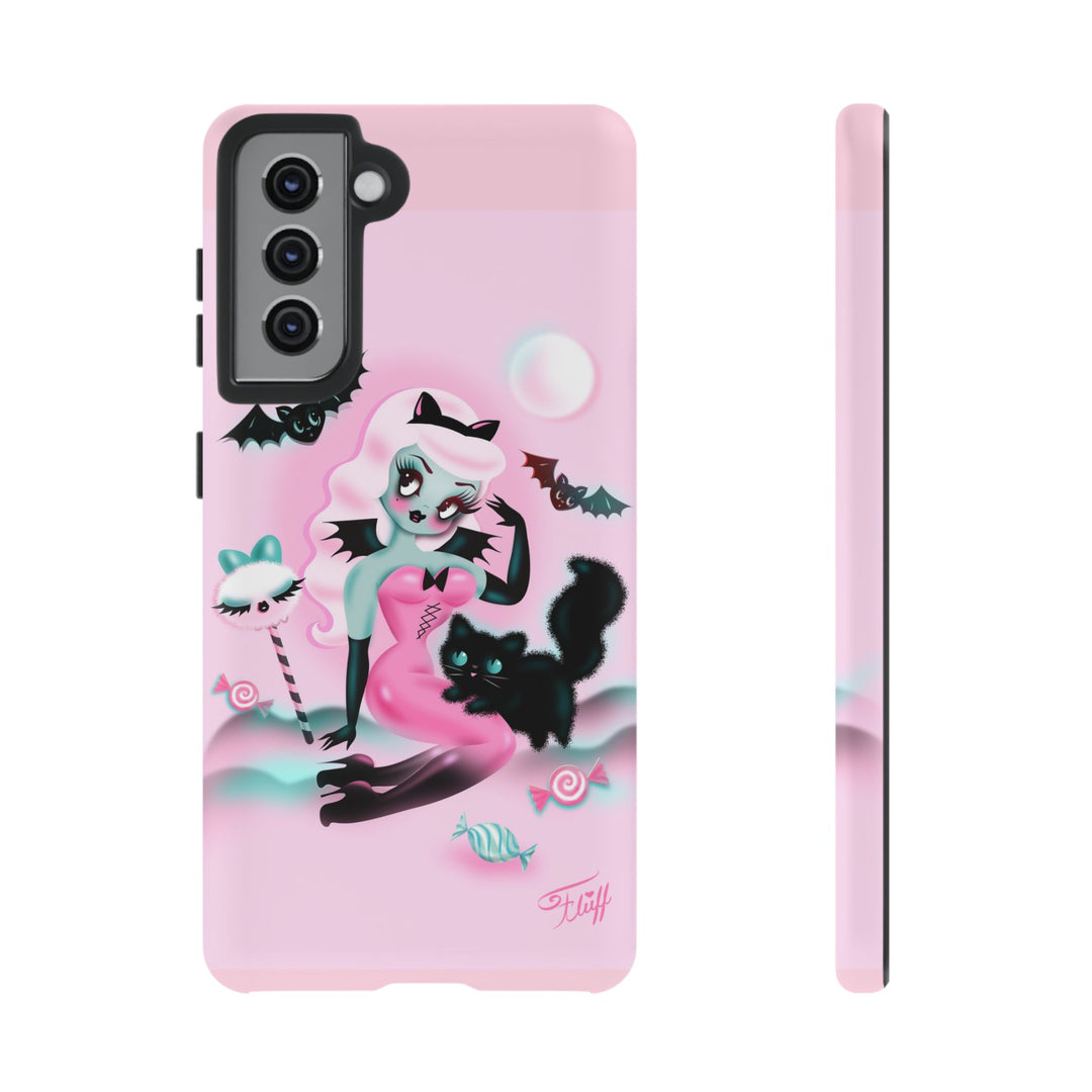 Pastel Candy Vampire with Kitty • Tough Phone Case