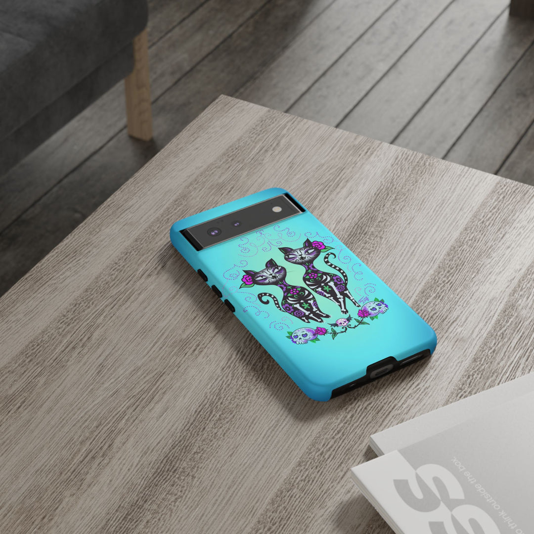 Sugar Skull Cats • Tough Phone Case