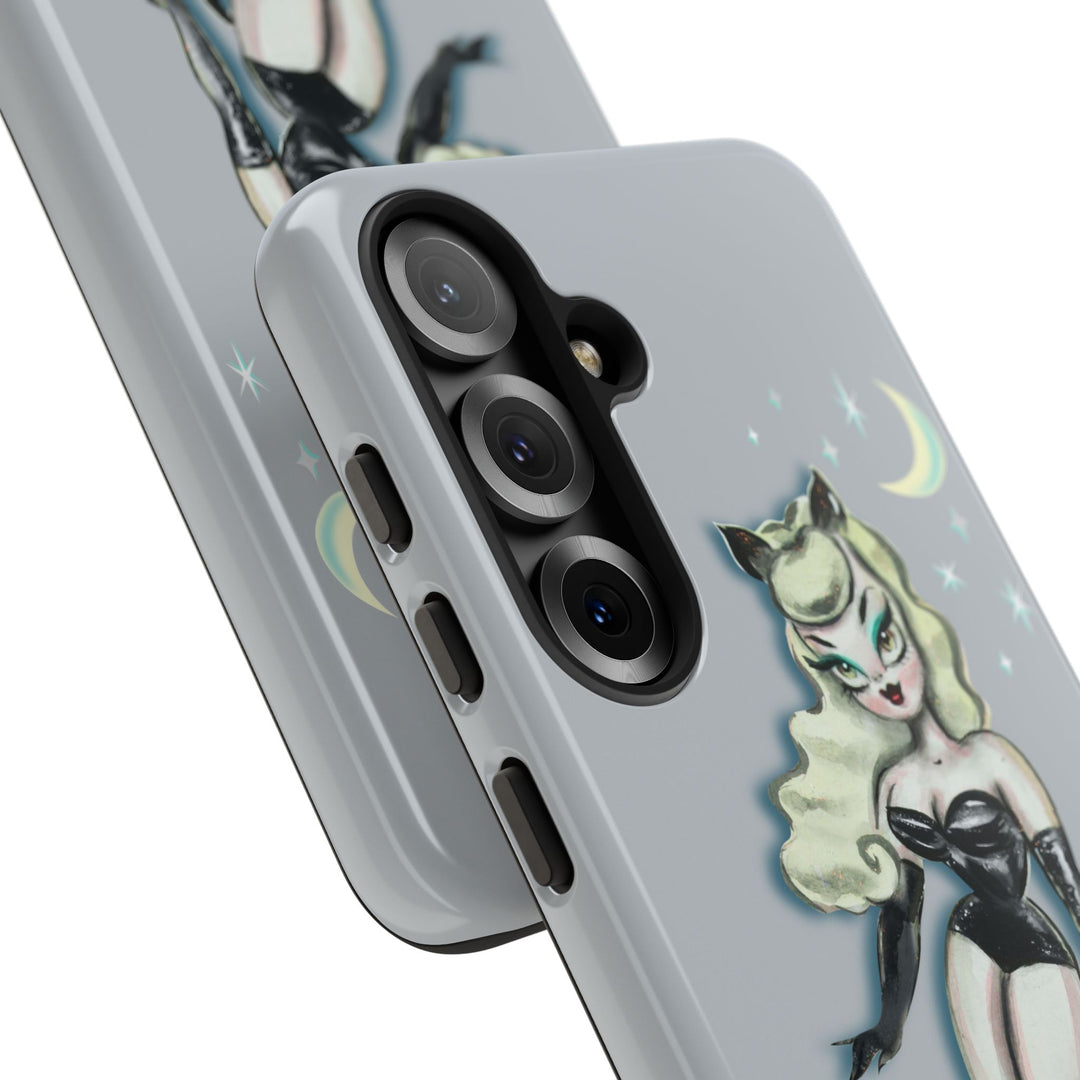 Blonde Cat Girl • Tough Phone Case