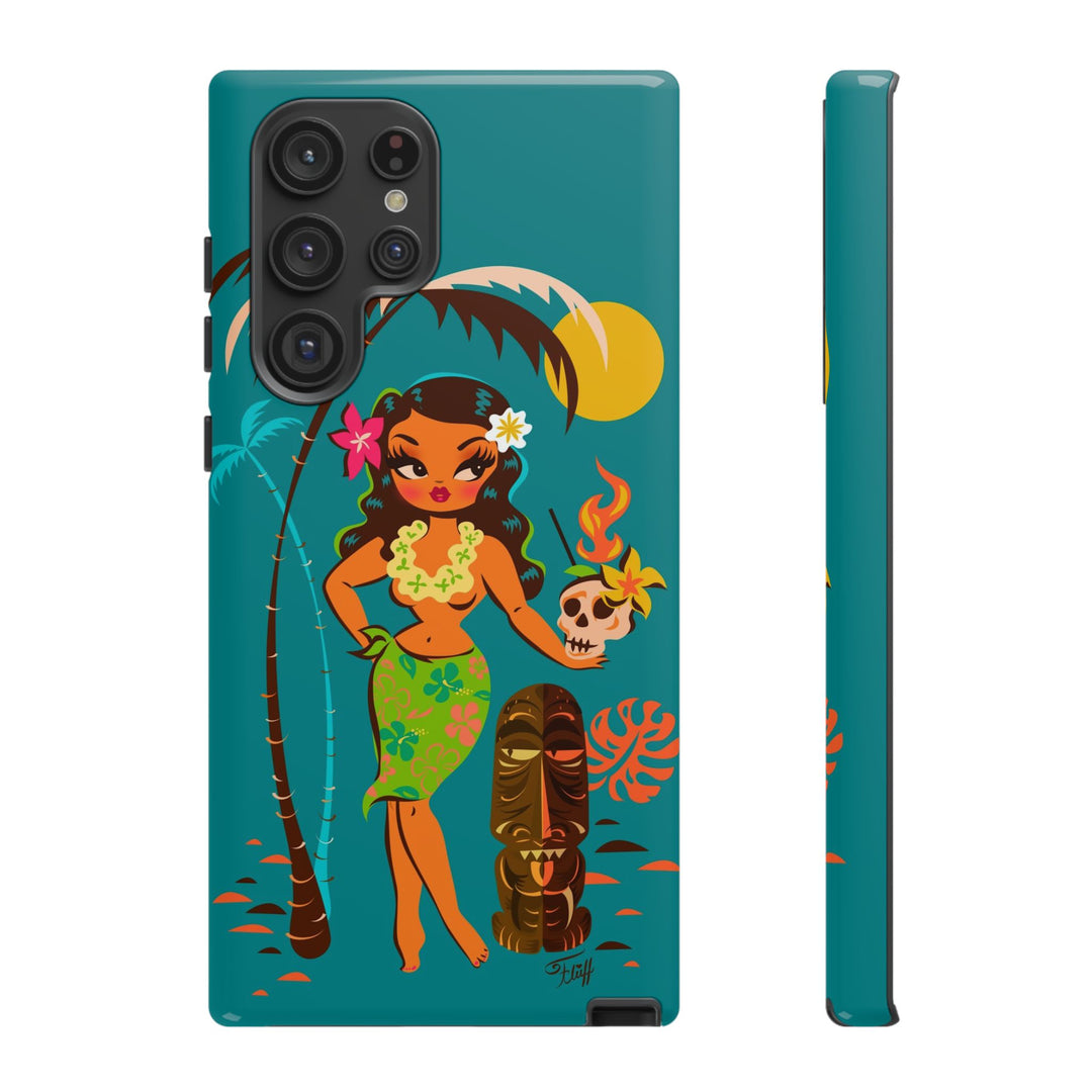 Tiki Temptress • With Skull Mug • Phone Case