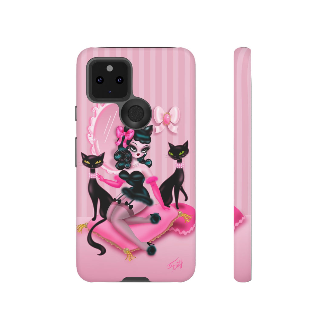 Kitten Boudoir Doll • Tough Phone Case