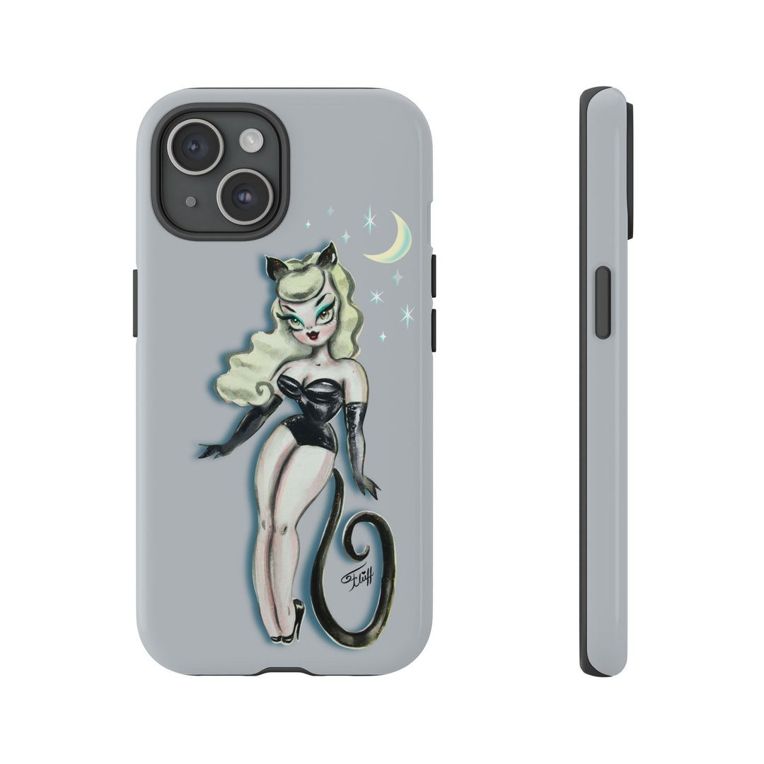 Blonde Cat Girl • Tough Phone Case