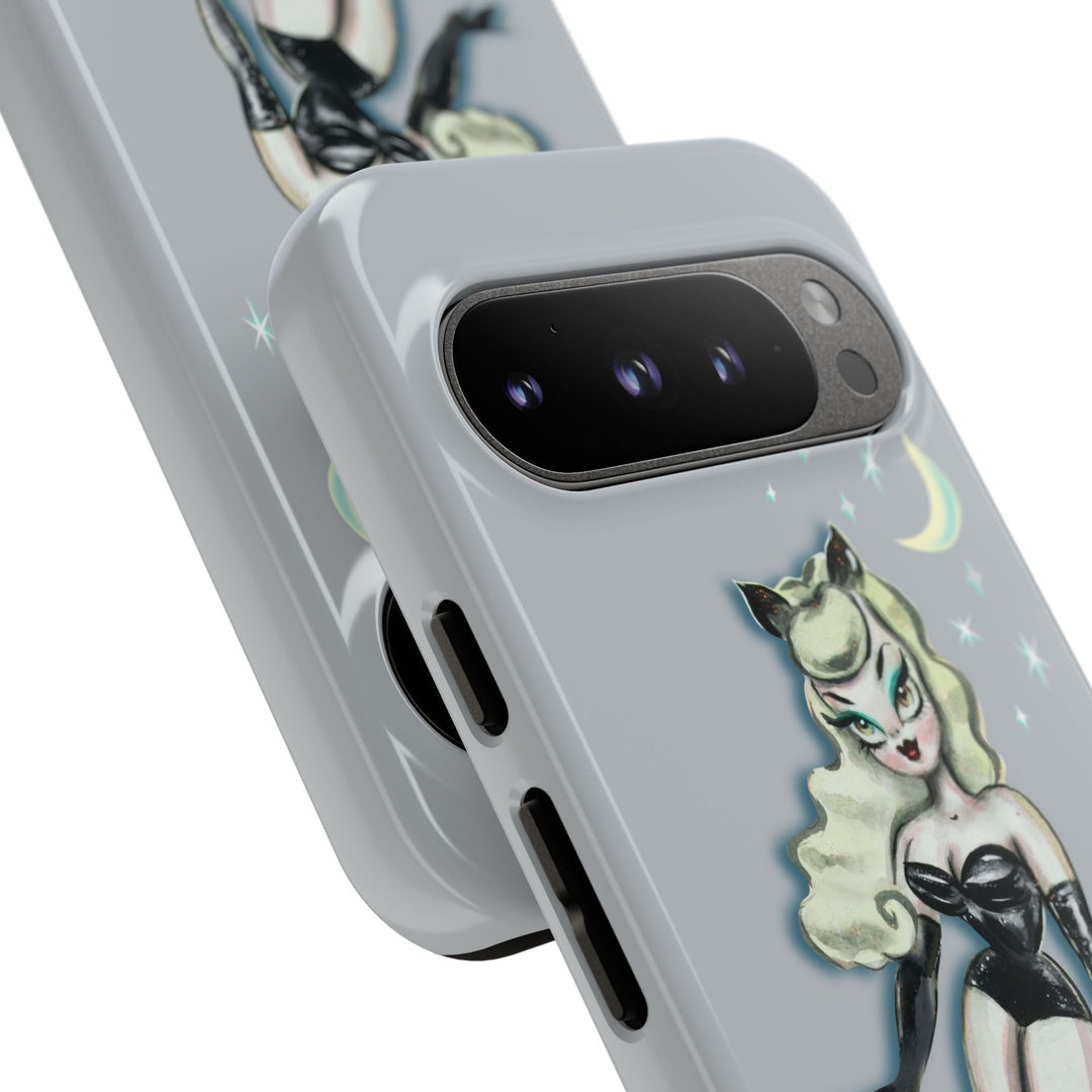 Blonde Cat Girl • Tough Phone Case