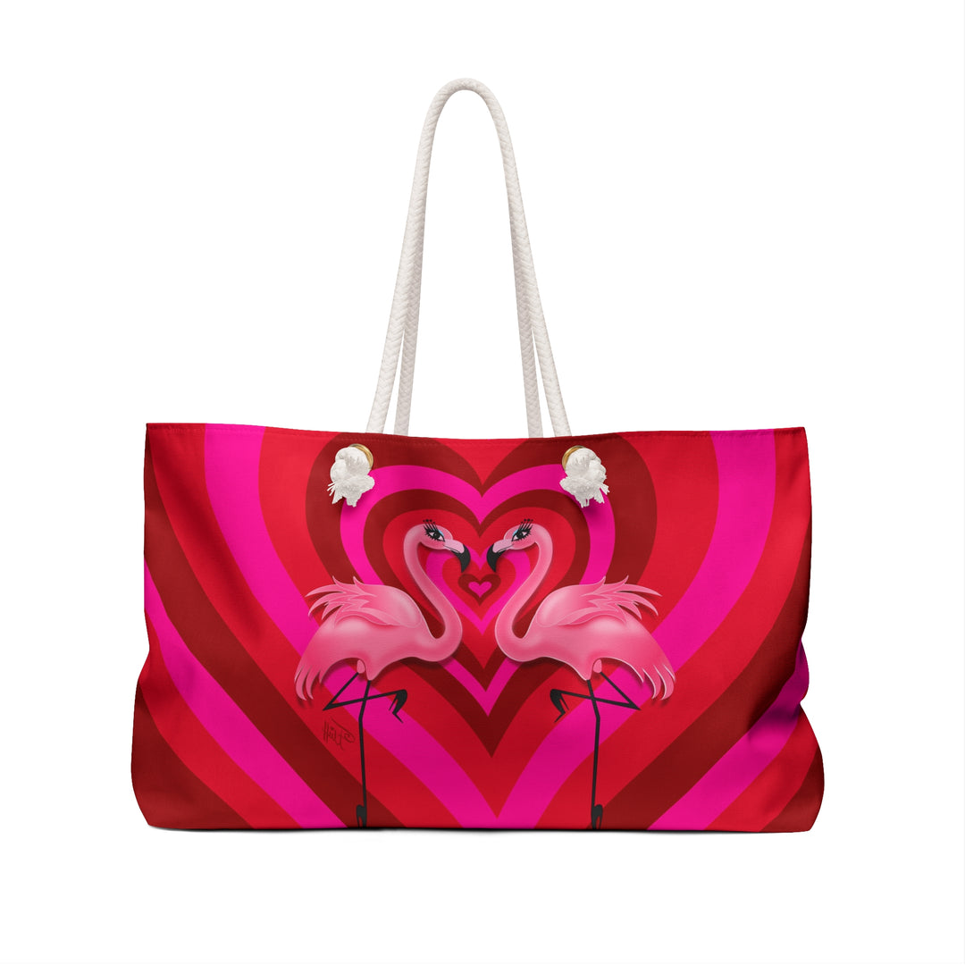 Flamingo Love • Weekender Bag