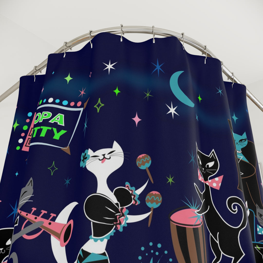 Mambo Kitties • Shower Curtain