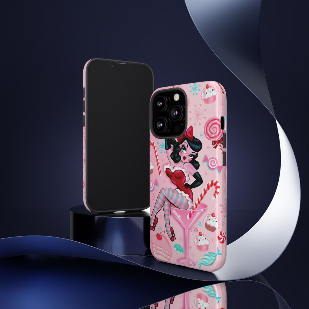 Candy Cane Martini Girl • Case Mate Galaxy S7 & S9 Slim Phone Case