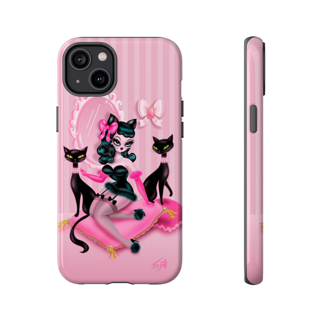 Kitten Boudoir Doll • Tough Phone Case