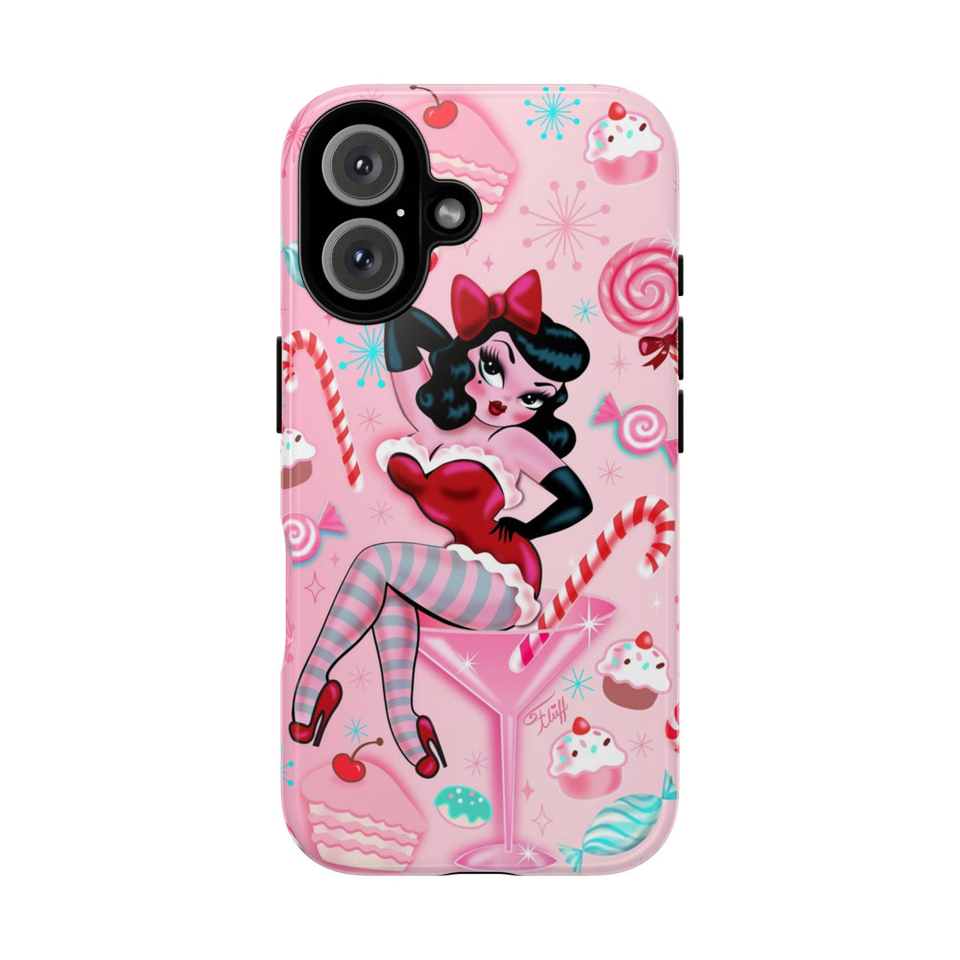 Candy Cane Martini Girl • Case Mate Galaxy S7 & S9 Slim Phone Case