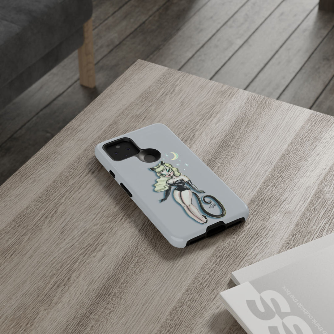 Blonde Cat Girl • Tough Phone Case