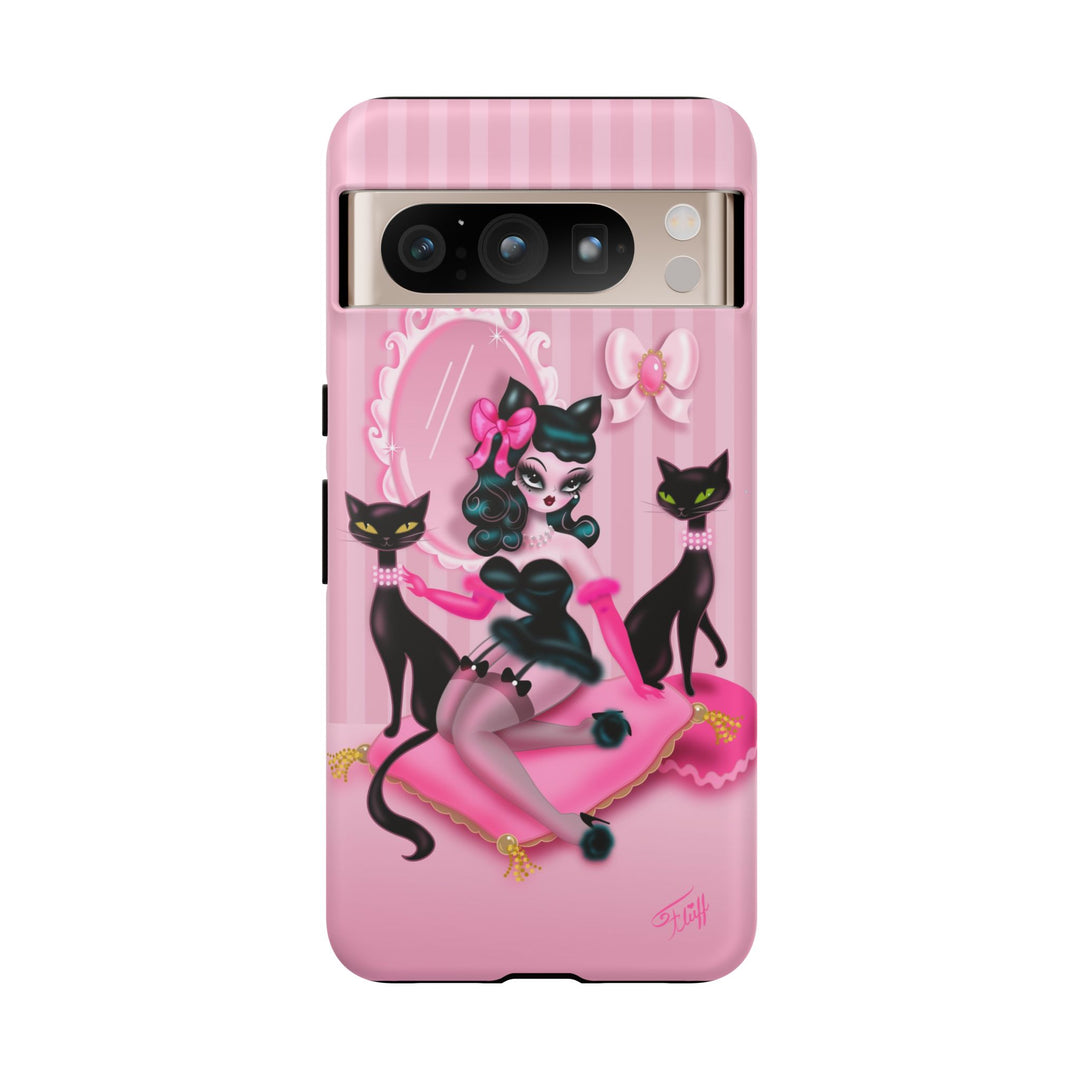 Kitten Boudoir Doll • Tough Phone Case