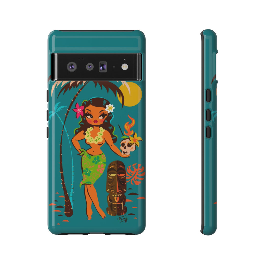Tiki Temptress • With Skull Mug • Phone Case