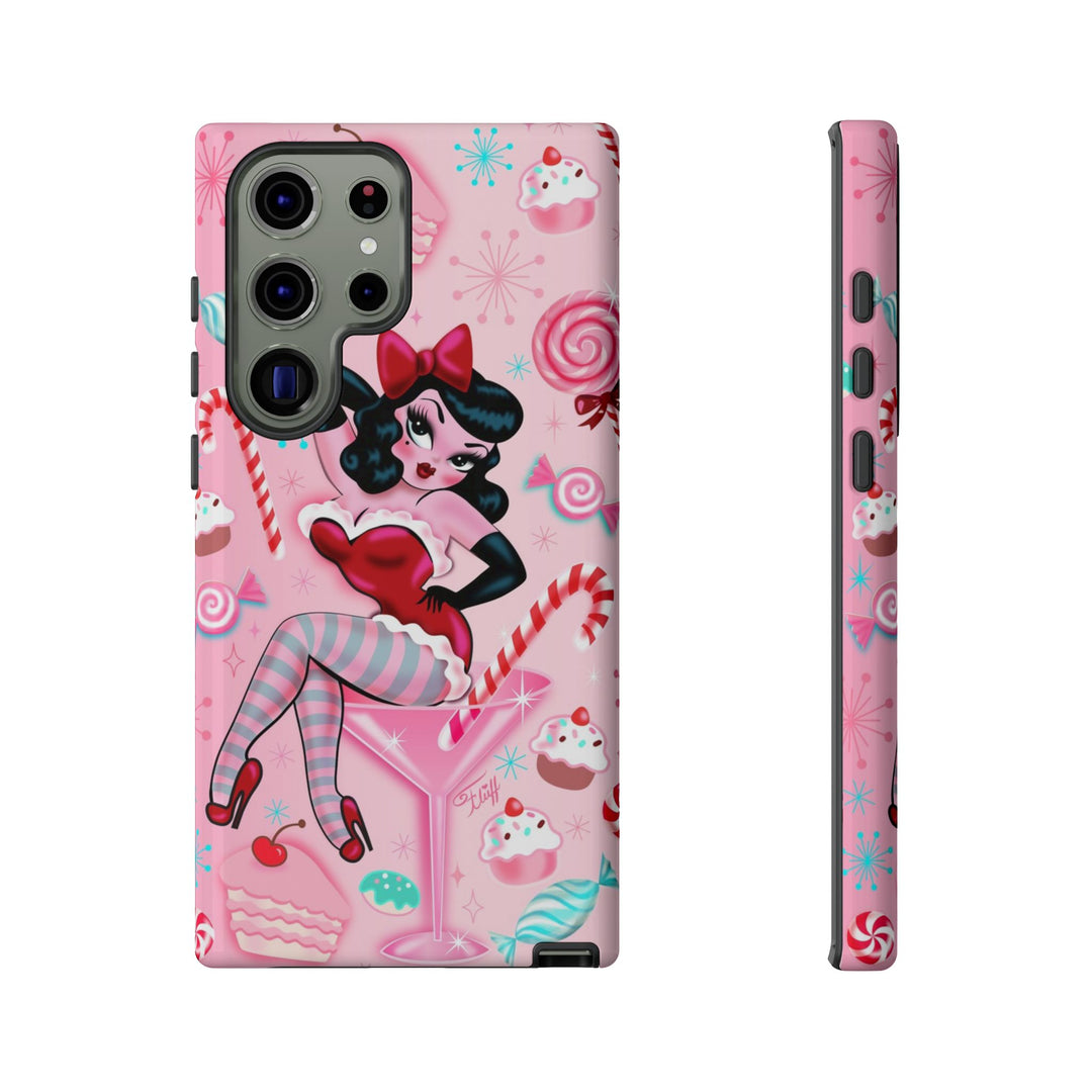 Candy Cane Martini Girl • Case Mate Galaxy S7 & S9 Slim Phone Case