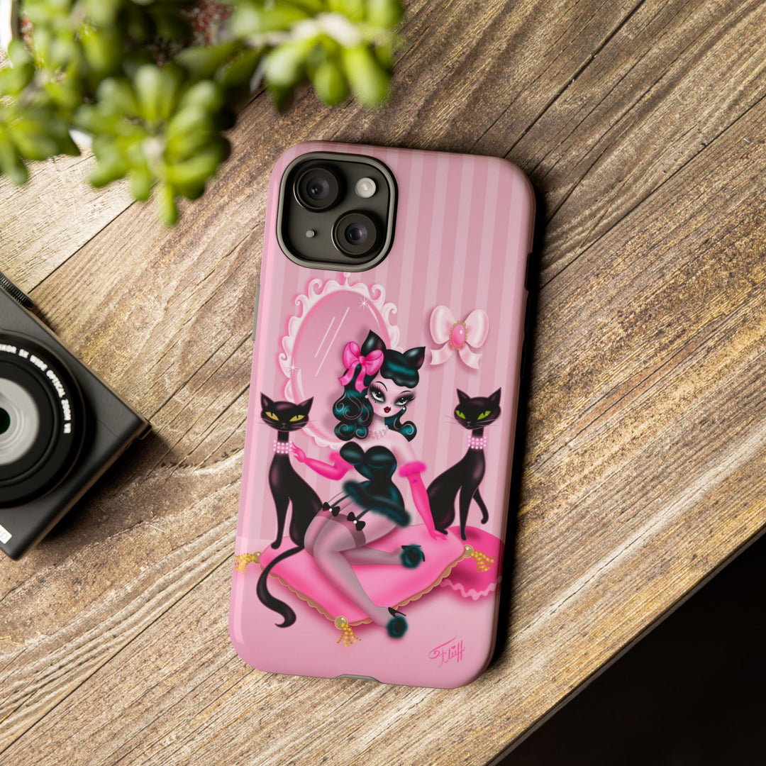 Kitten Boudoir Doll • Tough Phone Case