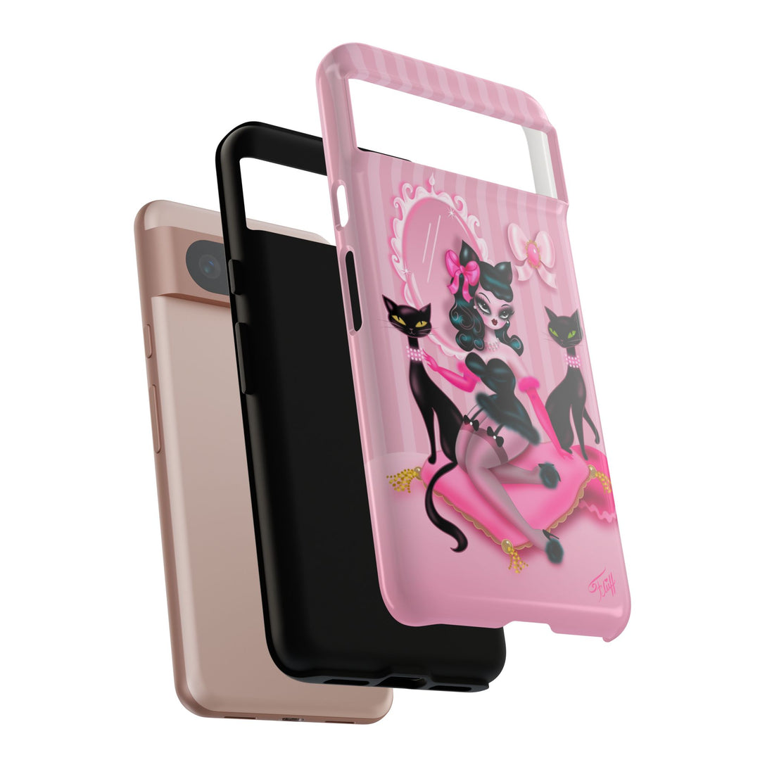 Kitten Boudoir Doll • Tough Phone Case