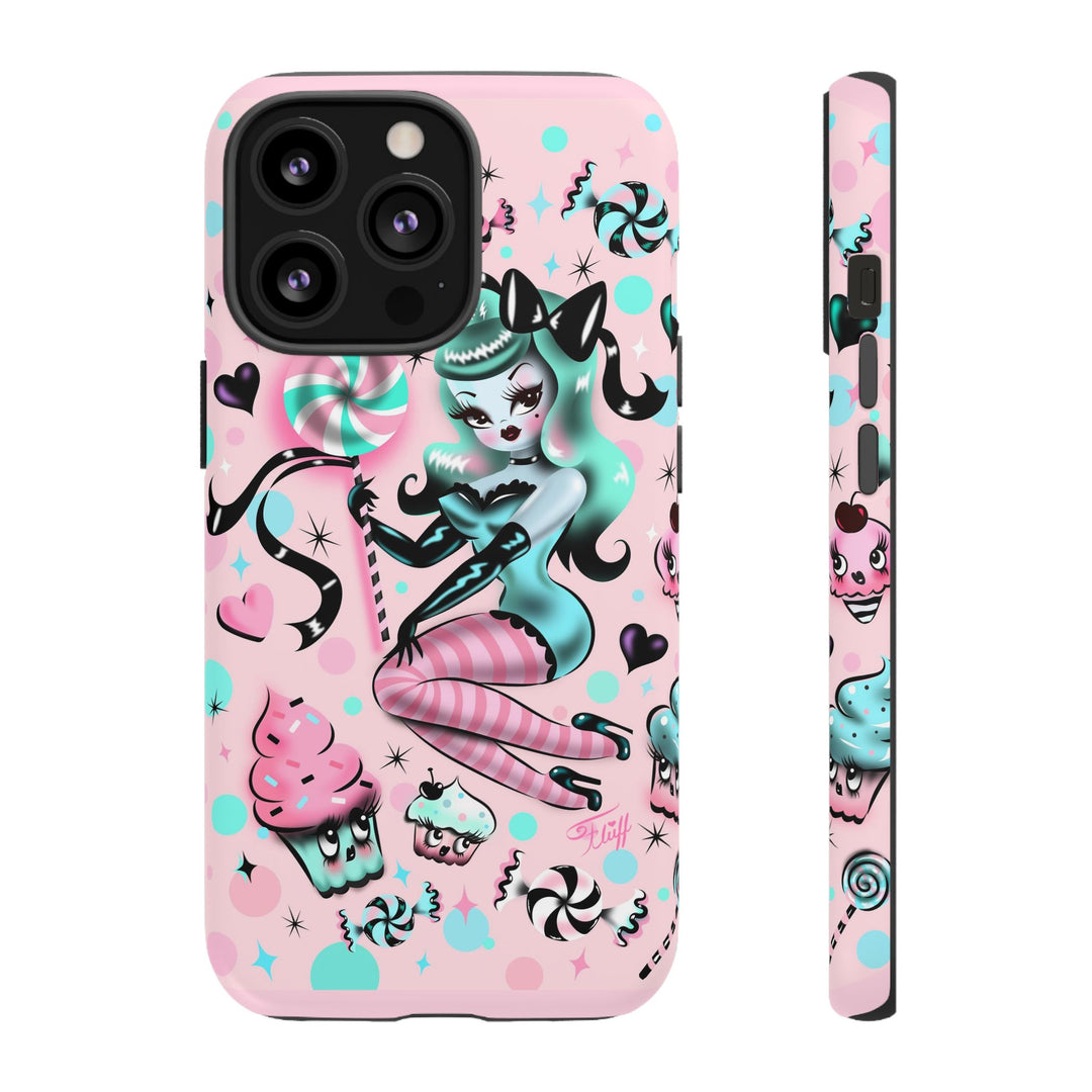 Mint Sugar Pinup • Tough Phone Case