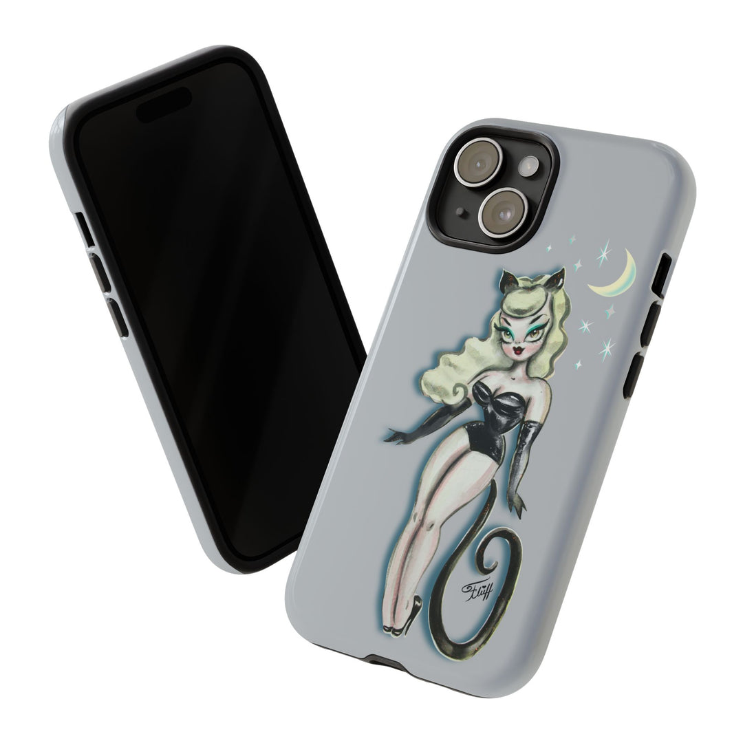 Blonde Cat Girl • Tough Phone Case