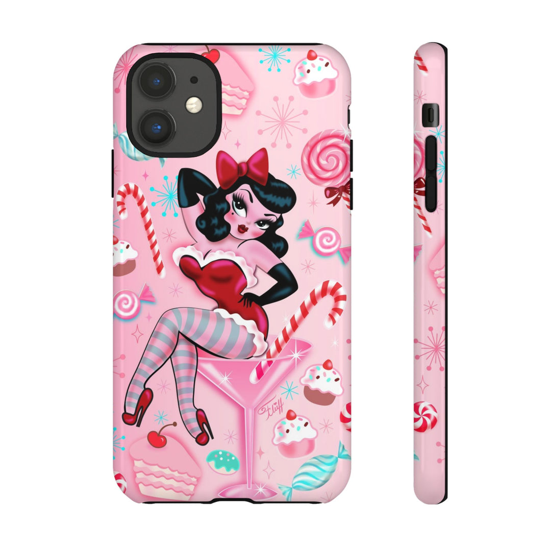 Candy Cane Martini Girl • Case Mate Galaxy S7 & S9 Slim Phone Case