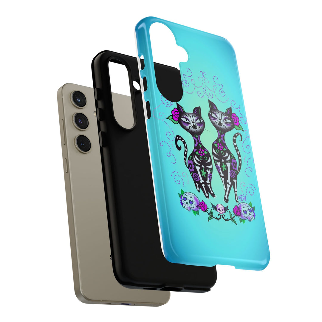 Sugar Skull Cats • Tough Phone Case