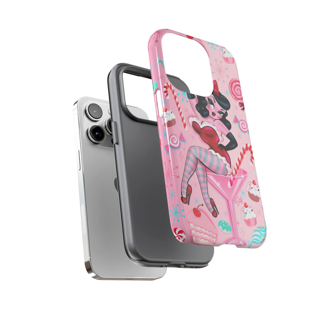 Candy Cane Martini Girl • Case Mate Galaxy S7 & S9 Slim Phone Case