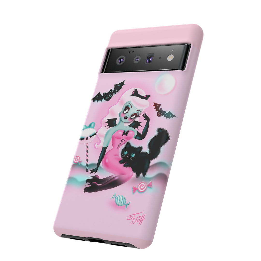 Pastel Candy Vampire with Kitty • Tough Phone Case