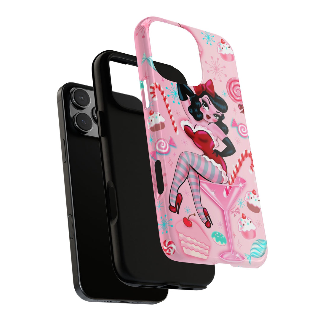 Candy Cane Martini Girl • Case Mate Galaxy S7 & S9 Slim Phone Case