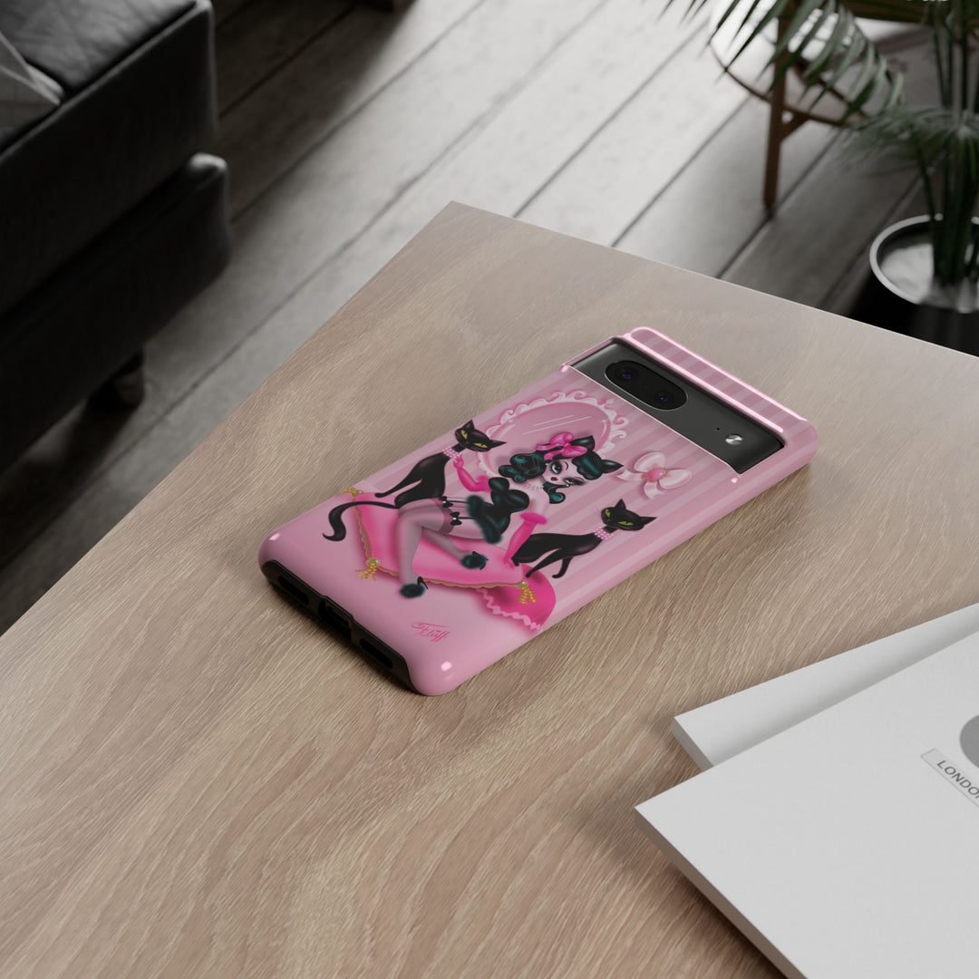 Kitten Boudoir Doll • Tough Phone Case