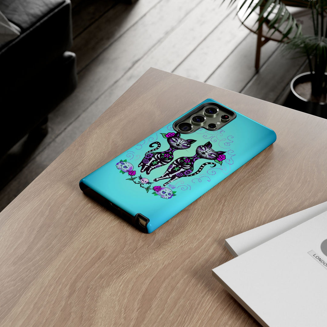 Sugar Skull Cats • Tough Phone Case