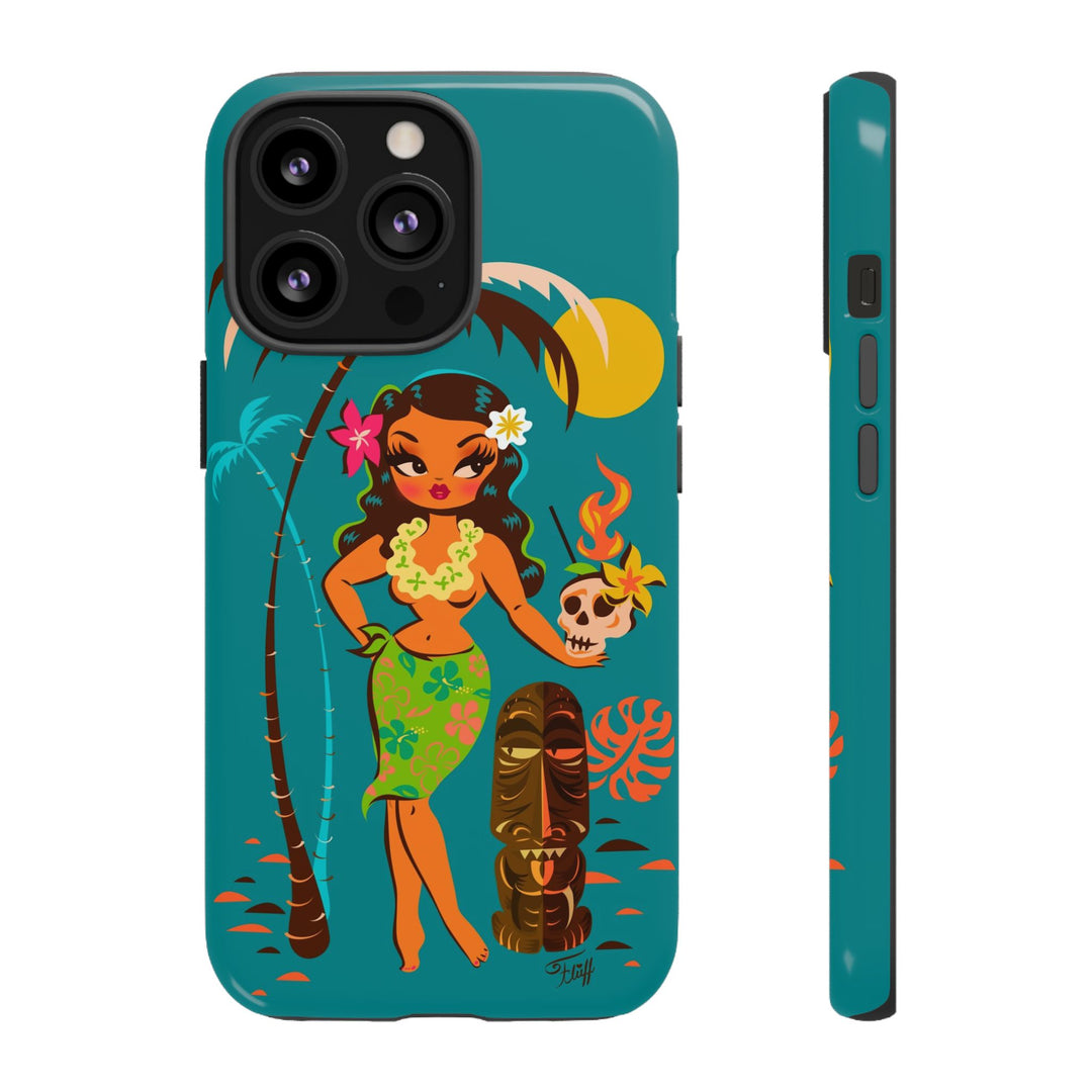 Tiki Temptress • With Skull Mug • Phone Case