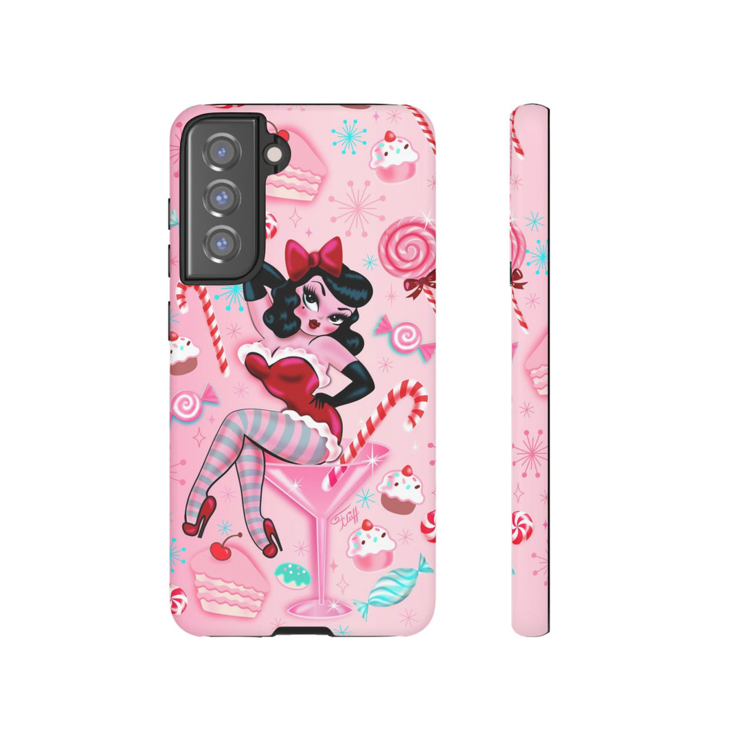 Candy Cane Martini Girl • Case Mate Galaxy S7 & S9 Slim Phone Case