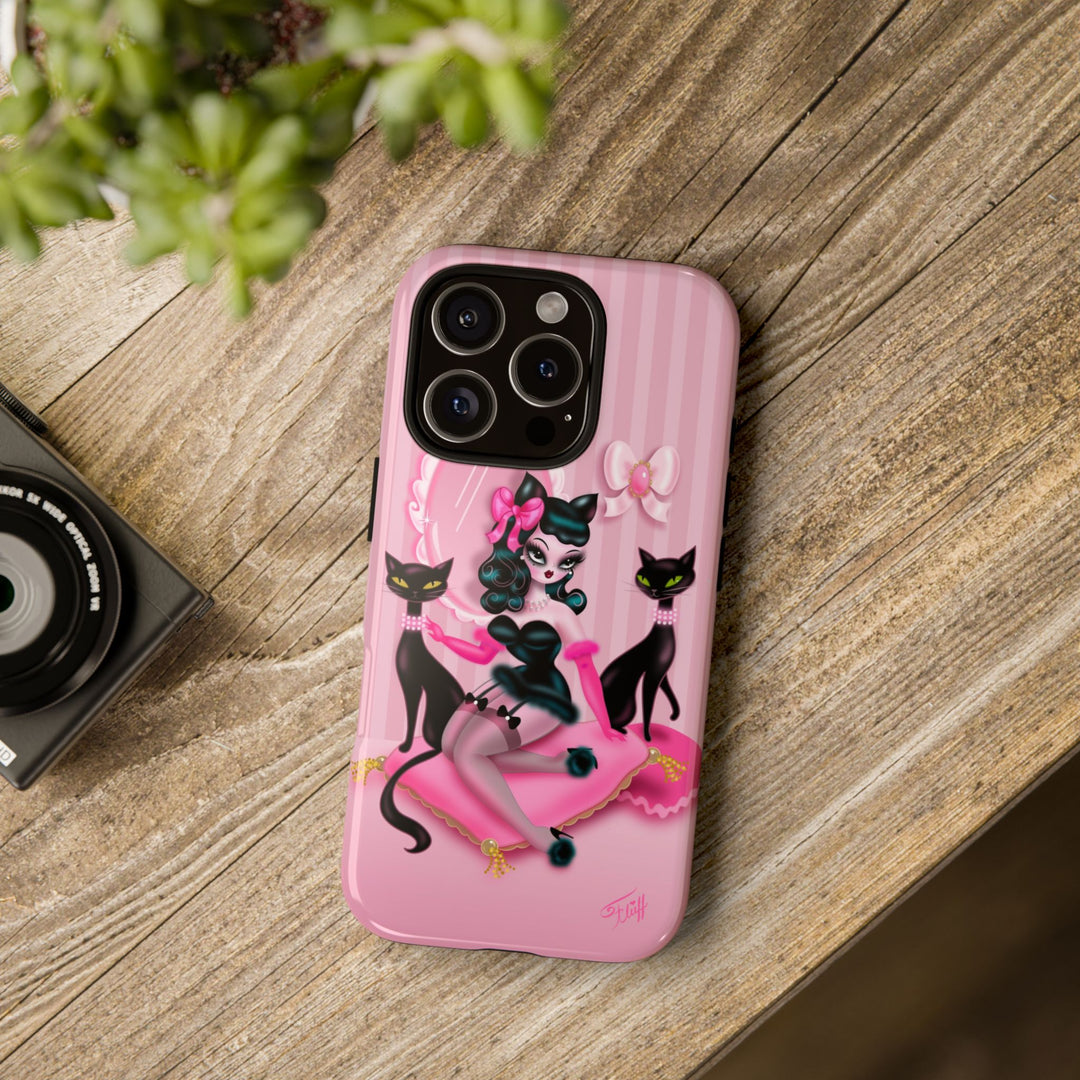 Kitten Boudoir Doll • Tough Phone Case