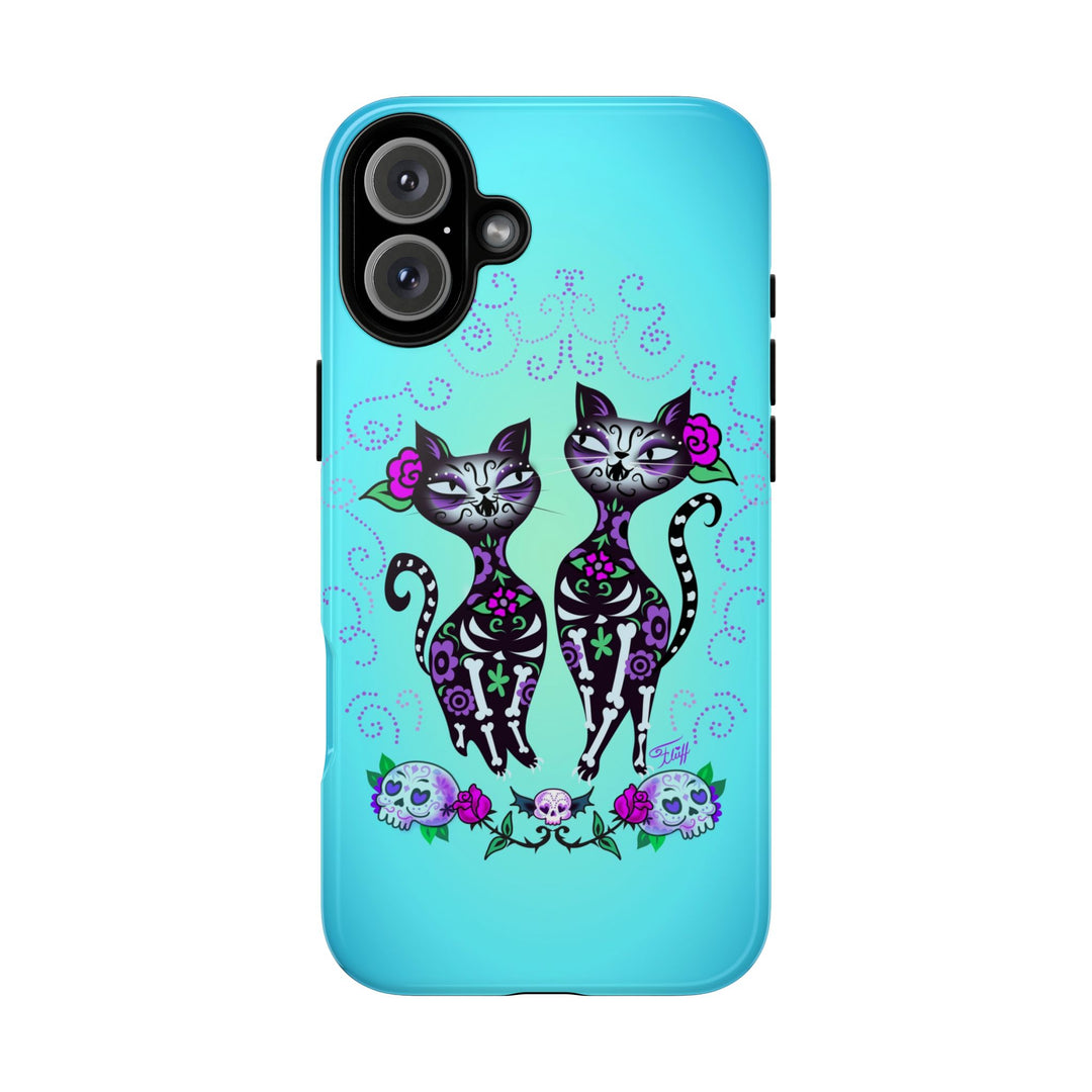 Sugar Skull Cats • Tough Phone Case