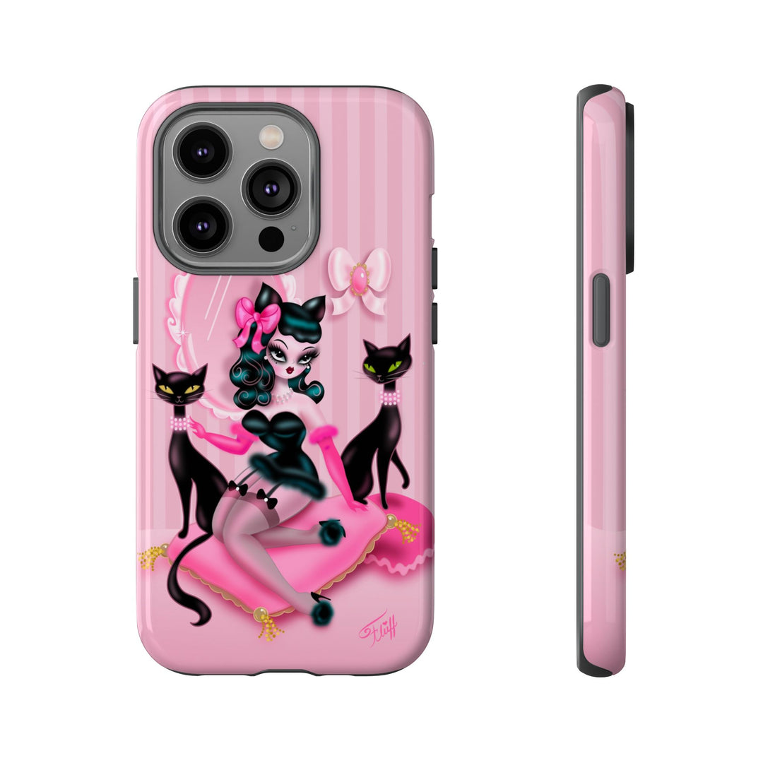 Kitten Boudoir Doll • Tough Phone Case