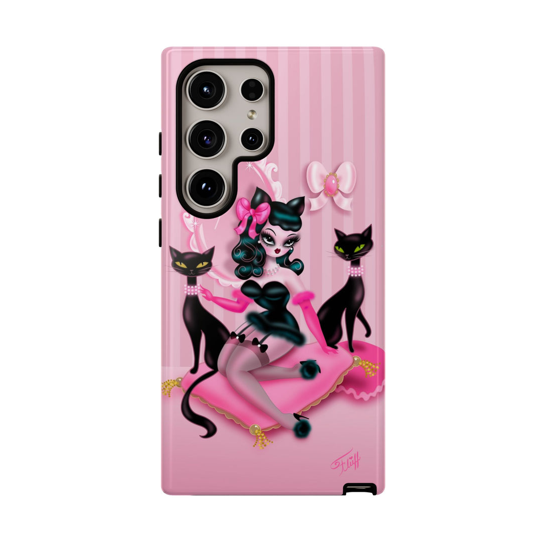 Kitten Boudoir Doll • Tough Phone Case