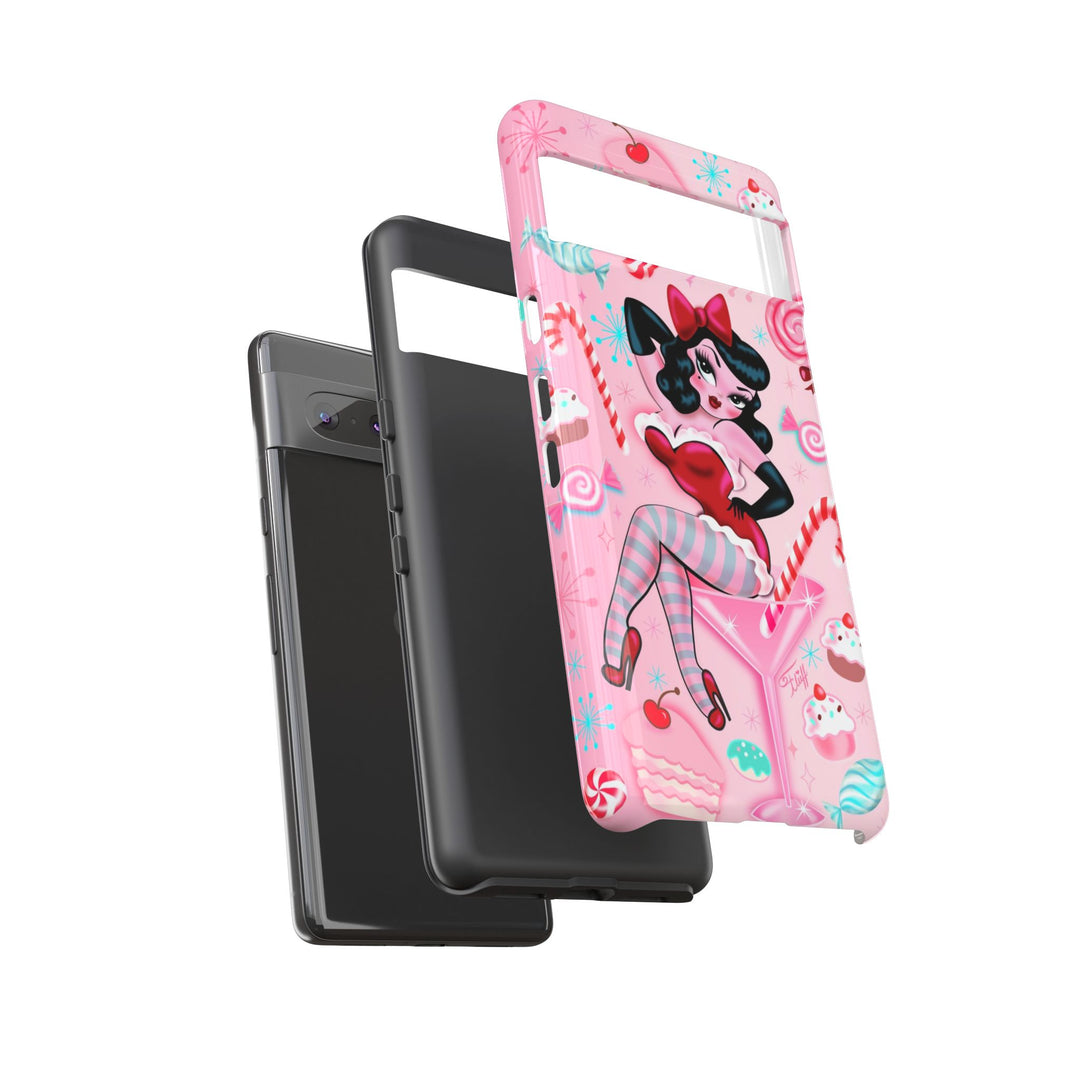 Candy Cane Martini Girl • Case Mate Galaxy S7 & S9 Slim Phone Case