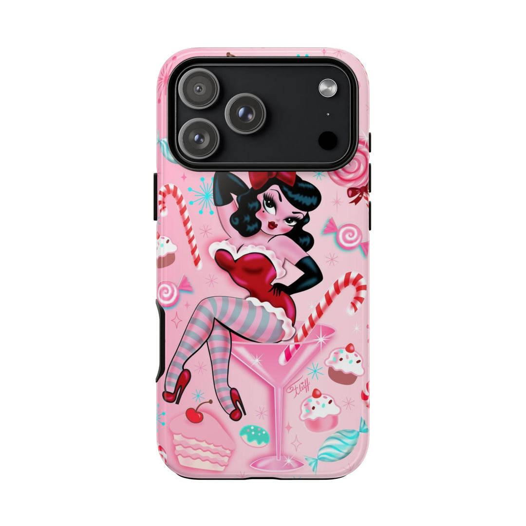 Candy Cane Martini Girl • Case Mate Galaxy S7 & S9 Slim Phone Case