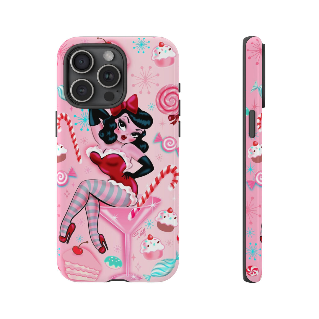 Candy Cane Martini Girl • Case Mate Galaxy S7 & S9 Slim Phone Case