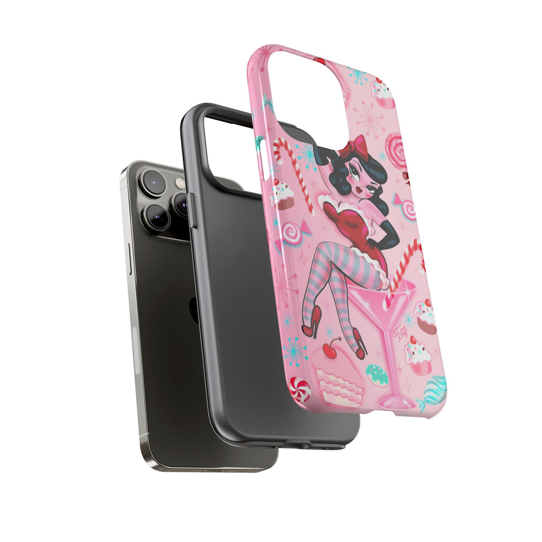 Candy Cane Martini Girl • Case Mate Galaxy S7 & S9 Slim Phone Case