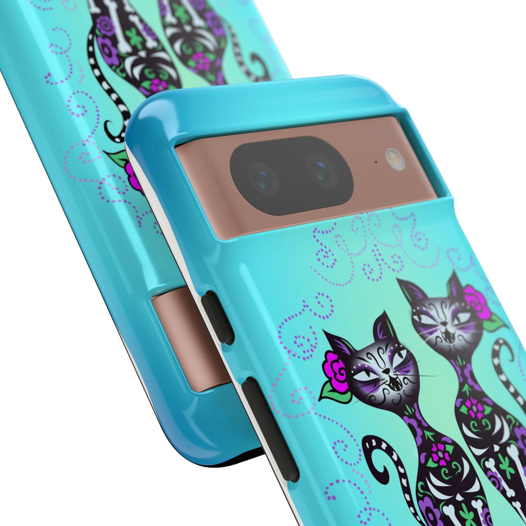 Sugar Skull Cats • Tough Phone Case