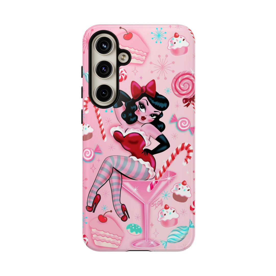 Candy Cane Martini Girl • Case Mate Galaxy S7 & S9 Slim Phone Case
