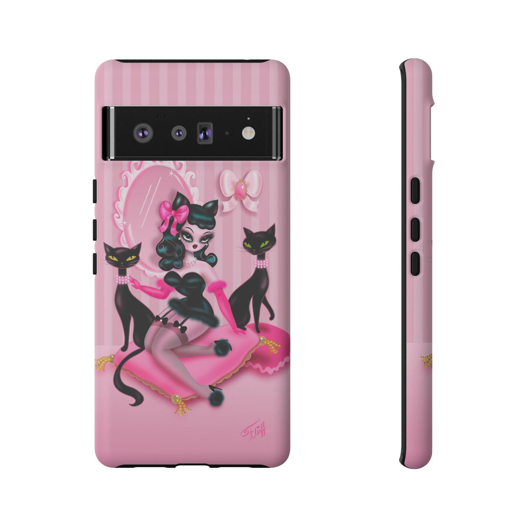 Kitten Boudoir Doll • Tough Phone Case