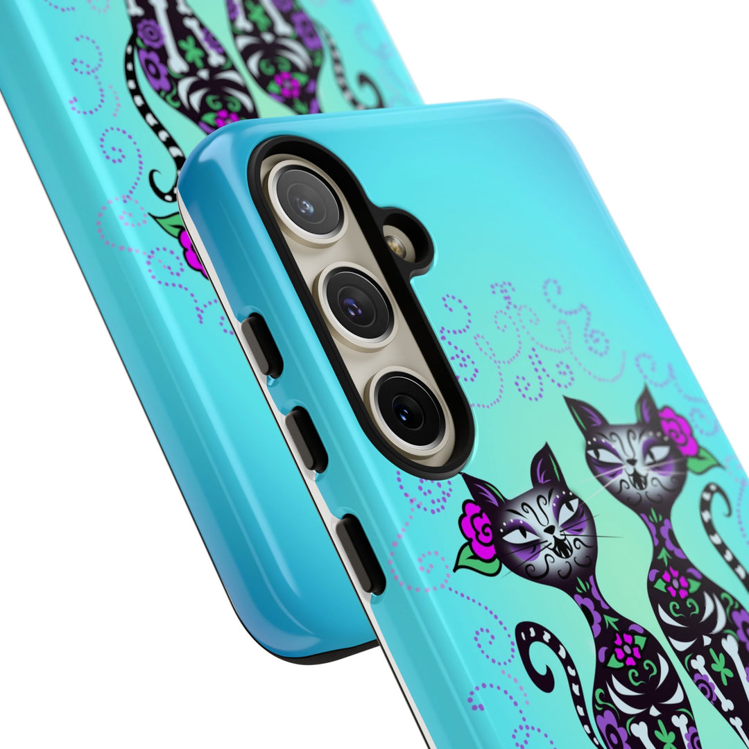 Sugar Skull Cats • Tough Phone Case