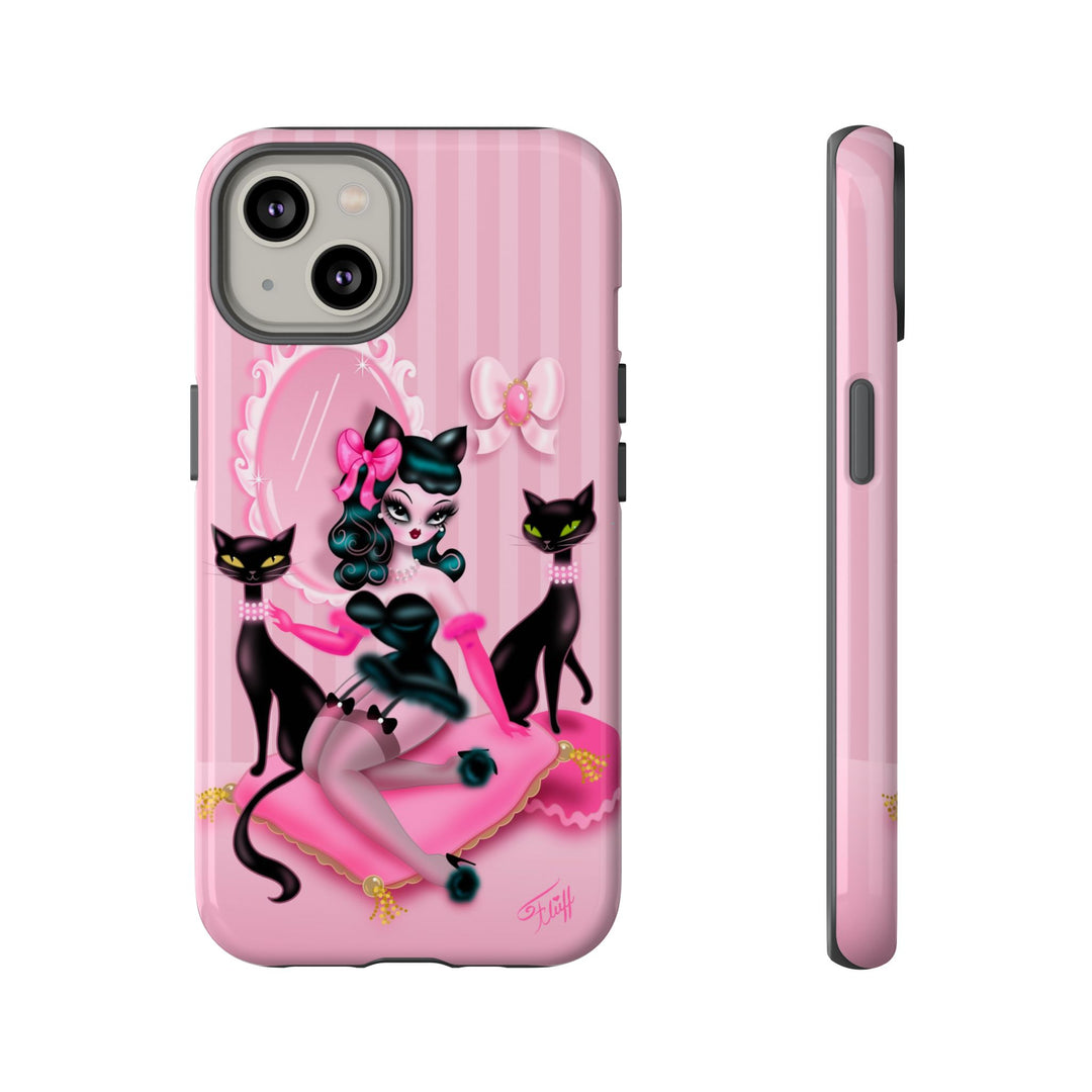 Kitten Boudoir Doll • Tough Phone Case