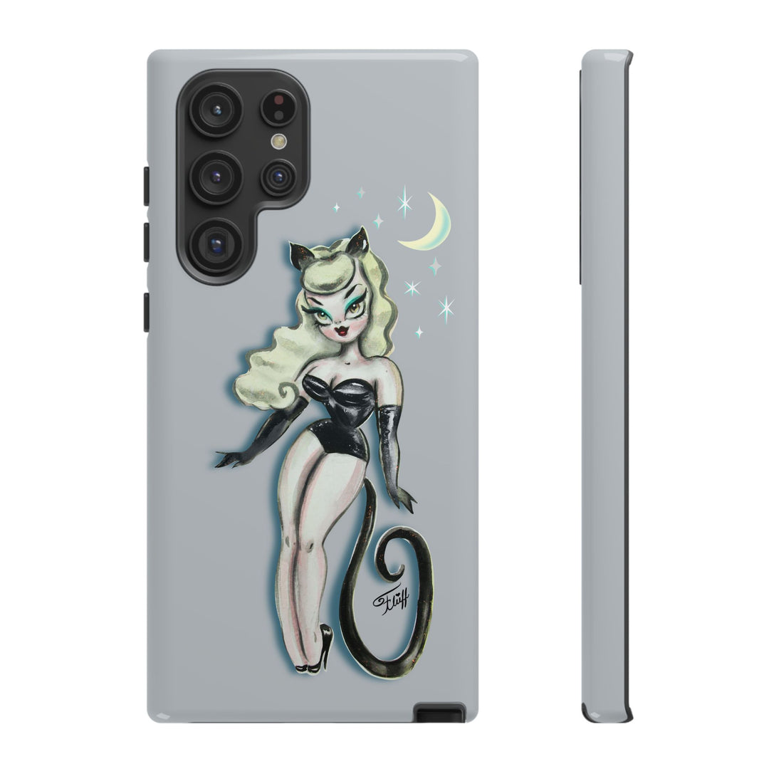 Blonde Cat Girl • Tough Phone Case
